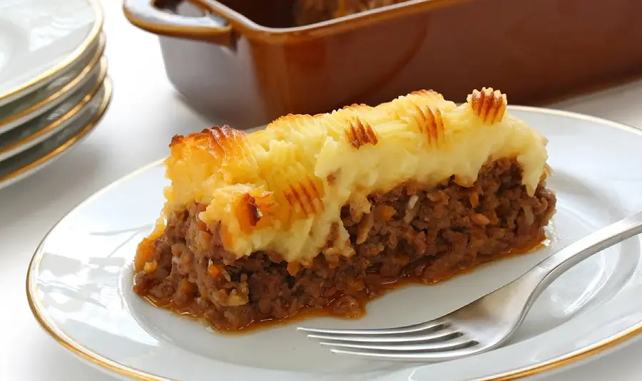 Receta para preparar Pastel de carne Inglés